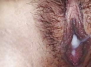 Fucking aunt, closeup, fucking aunt makes me cum.