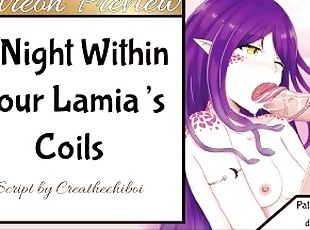 Extended Patreon Preview: A Night Within Your Lamia's Coils Part 1
