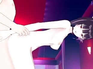 Kyouyama Kazusa and I have intense sex at a love hotel. - Blue Archive Hentai