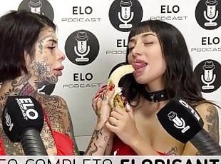 GLORIA NAHIR Y PAO DULZURA COMEN LA BANANA CON CREMA EN EL CUARTO PICANTE