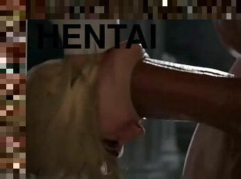 Futa Futanari Deepthroat Throatfuck Huge Cumshot 3D Hentai