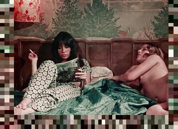 Lustful Vintage babes incredible interracial video