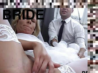 Debt Collector Tracks Down Sexy Bride And They Have - Claudia Macc