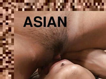 asiatique, levrette, chatte-pussy, hardcore, action