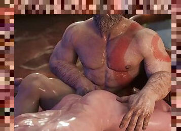 Kratos BIG COCK vs. Geralt drops the ASS part 2