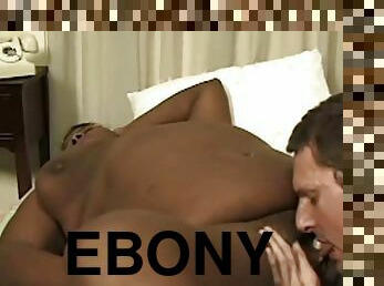 Sweet fat ebony fucked by a masseur in a spa