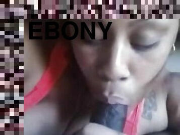 Hot ebony likes to give head