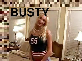 Busty Blonde MILF Savannah Rain Sucking Cock For Cum on Her Face