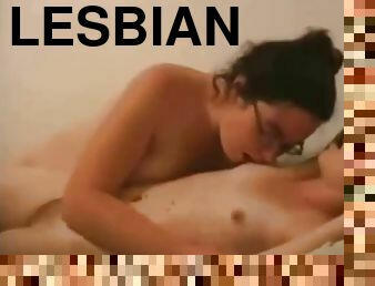 Young lesbians share pleasure