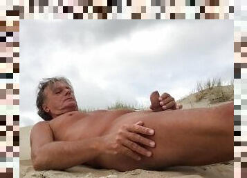 UltimateSlut Christophe NUDE BEACH PART 5 PISS PISSING