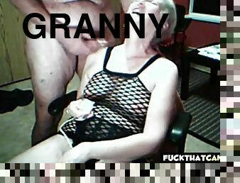 Granny & granpa on kinky webcam show