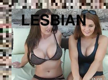 Lesbian babes find it simpler to play together