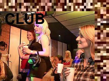 Wild Babes Get Really Horny And Party Hard At The Club