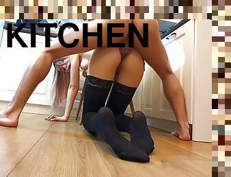 Fucking A Girl In The Kitchen - Microbikini, Ass To Mouth, Teen, Anal