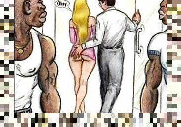 Cartoon sex big black cock