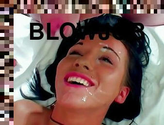 Sweet babe Chantelle insane bukkake porn video