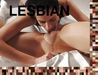 Nasty teen lesbians kinky porn video