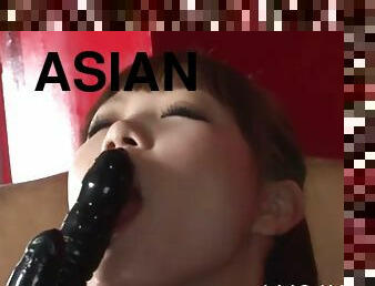 Finger fucking asian milf