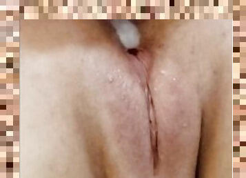 cul, amateur, anal, ejaculation-sur-le-corps, massive, dure