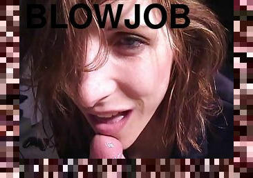 For the love of giving a smutty blowjob, cute dame submits to a nonstop session