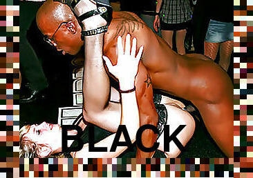 Blonde Chick Has A Bit Of Interracial Taste At A Sex Party
