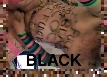 Sissy black cock slut gets fucked