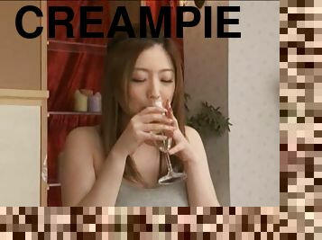 Oiled Up Ai Hineda Gets Creampied At The End Of Her Massage