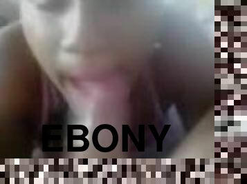 Ebony Teen Is Filmed Giving Head By A Camera Phone