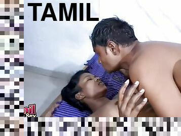 Tamil horny girl seduces her lover riding his big cock