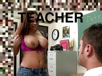 Mason Moore Is One Dirty Brunette Teacher With Big Tits