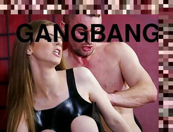 Stella Cox Gets Gangbanged By Marc Rose, Ben Kelly And Anton Gilder