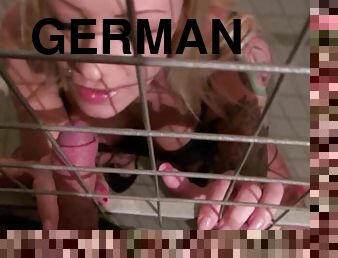 German skinny slave teen make amateur anal POV in prison