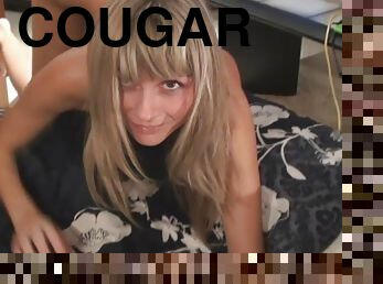 Gorgeous cougar with superb melons makes you happy in every possible way