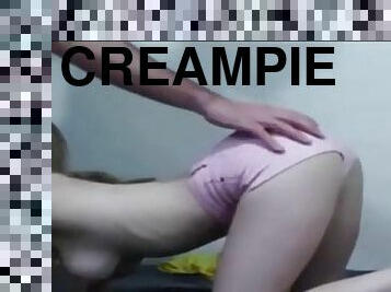 Rough creampie norwegian teen