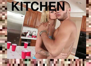 Beautiful Babe Jessa Rhodes Gets Fucked In Kitchen