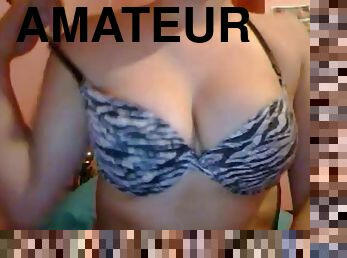 Cute girl shows tits and pussy on chatroulette