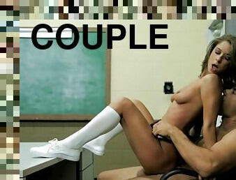 Magnificent Presley Hart And Ramon Nomar Have Wild Sex In A College Classroom