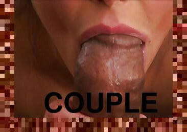 fellation, ejaculation-sur-le-corps, interracial, hardcore, couple, magnifique