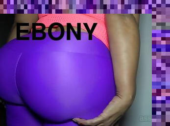 Ebony BBW with big ass shagged in the hotel room