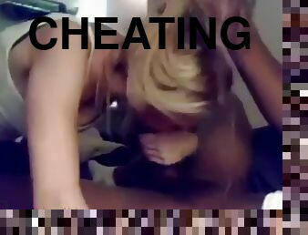 Cheating white blonde