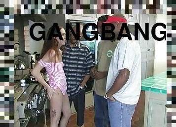 Fantastic  Aimee Tyler Gets Gangbanged By Black Guys