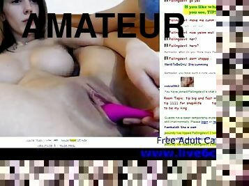 masturbation, amateur, ados, jouet, gode, solo