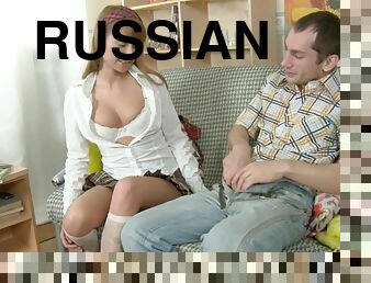 Russian lustful nymph Ludmila memorable sex scene