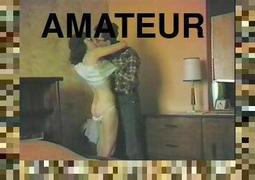 A Tasty Amateur Couple Goes Hardcore In a Retro Clip