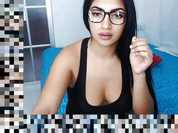 Horny slut earns a lot of money in front of the camera