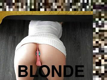 blondynka, dziurka-analna