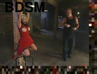 Gia Paloma gets her mouth and twat drilled remarcably well in BDSM vid