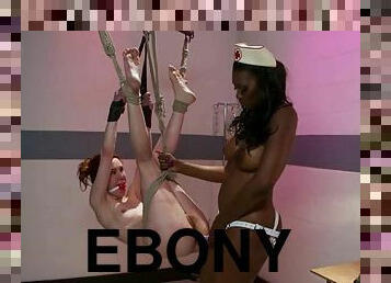 Ebony Nyomi Banxxx toys and dominates redhead Calico