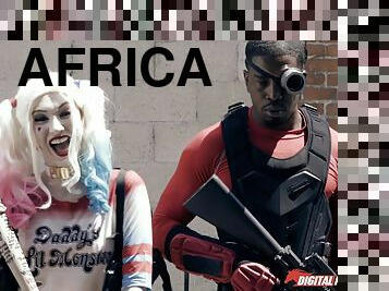African cock is the most perfect thing for the flamboyant Harley!