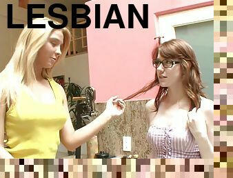 Madison and Lexi are about to please each other lesbian needs